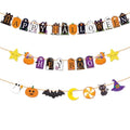 Kids Halloween Party Banner Set - Hey Boo & Happy Halloween Decorations