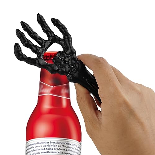 Cast Iron Skeleton Hand Bottle Opener - Halloween & Party Barware Gift