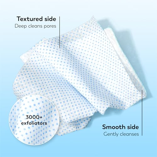 Olay Makeup Remover Wipes Purifying Clean 66 Count - Deep Cleansing Face Towels for Oily & Normal Skin