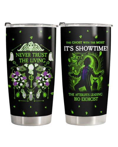 34HD Ghost Exorcist 20 oz Tumbler - Spooky Lover Gift, Halloween Theme