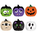 Halloween Paper Plates 48pcs Pumpkin Variation 9 Inch Party Supplies