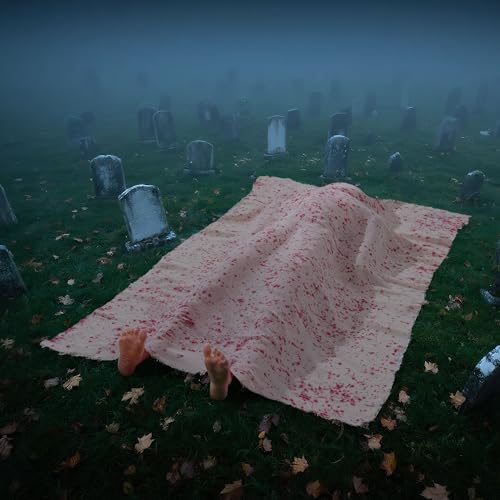 5 Ft Halloween Inflatable Body with Feet for Haunted House Yard Decor