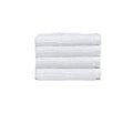Cozy Earth Ribbed Washcloth Set - 60% Cotton 40% Viscose from Bamboo Bathroom Washcloths - Soft & Absorbent Textured Ribbed Pattern - 4 Pack White