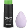 Light Green Face Paint Stick - SFX Makeup for Halloween & Cosplay, Full Coverage