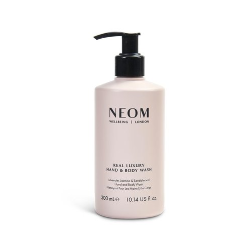 Neom – Luxury Hand & Body Wash | Lavender, Jasmine & Sandalwood | Gently Cleanses & Softens, 300ml