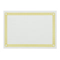 Disposable Placemats with Greek Key Design, Eco-Friendly White Pack of 1000