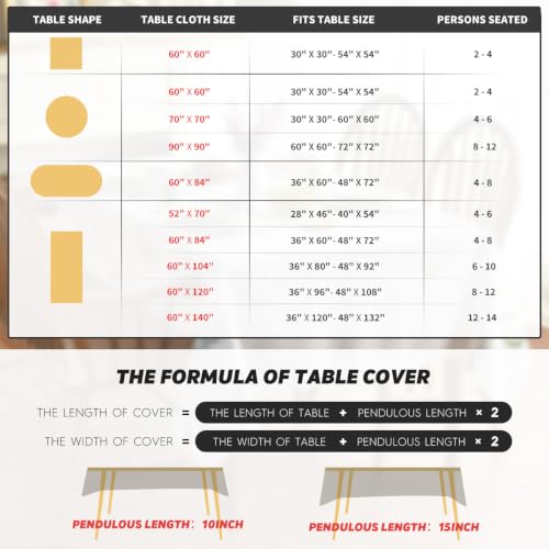 Halloween Tablecloth 60 x 120 Inch Rectangular Ghost Flower Black