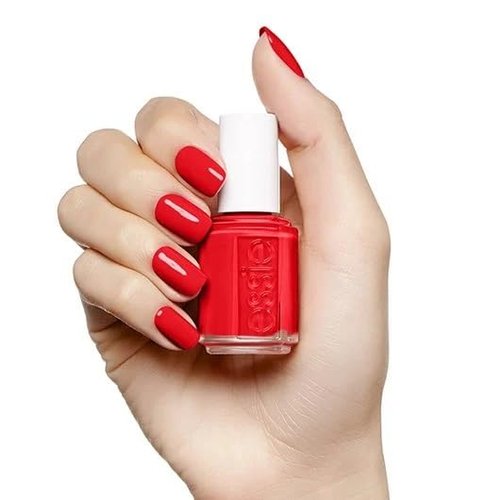 essie Lacquered Up 522 Nail Polish, 0.45 oz, Vibrant Red Shade
