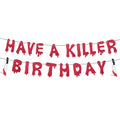 Halloween Bloody Banner for Zombie Vampire Horror Party Decorations