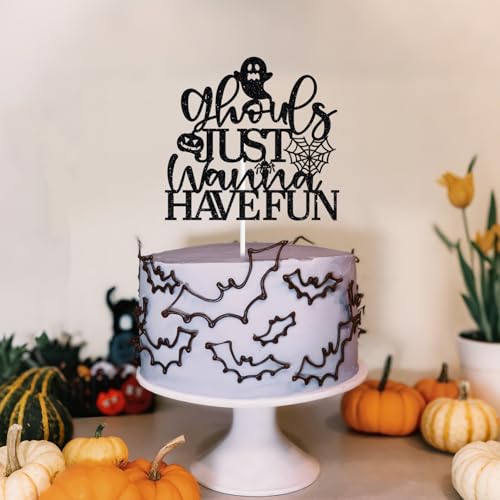 Halloween Cake Topper Ghouls Just Wanna Have Fun Party Decoration