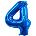 Navy Blue 4 Number Balloon N1-navy Blue 40 Inch Foil 4th Birthday Party Decoration
