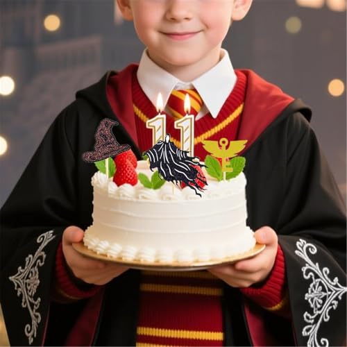 Magical Wizard Cupcake Toppers Set of 20 Halloween Birthday Decorations