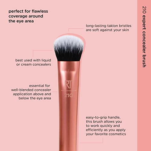 Expert Concealer Makeup Brush for Under Eye & Blemish Coverage - 1PC