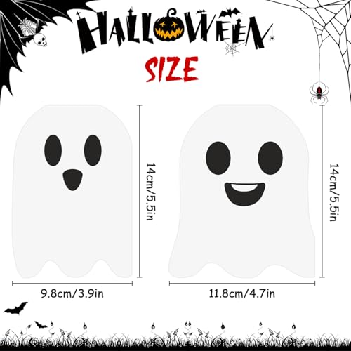 Halloween Ghost Paper Napkins - 100 Pack, 2-Ply Disposable Party Tableware