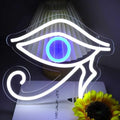 Evil Eye Neon Sign Wall Decor USB Dimmable LED Light for Game Room & Party