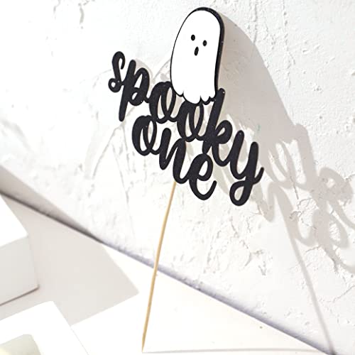 Halloween Cake Topper Spooky Ghost Party Decoration - 5.8 Inch