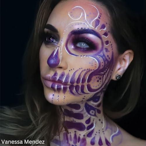 Purple Face & Body Paint Greasepaint - Highly Pigmented, Long-Lasting Makeup