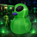 4FT Halloween Inflatable Alien Duck with LED Lights Outdoor Decor