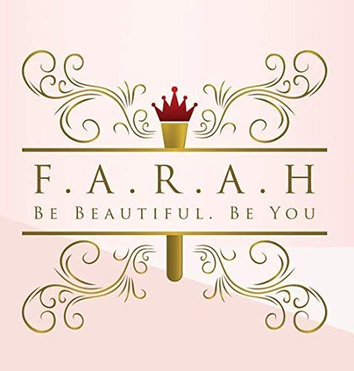 F.A.R.A.H. Z-Tweeze Professional Stainless Steel Dual Ended Precision Tweezers Galaxy Gold Style with Slanted and Pointed Tips