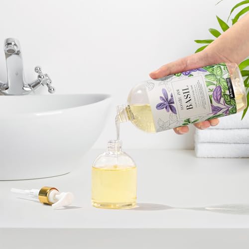 Liquid Hand Soap Refill with Basil Scent - 750ml, Moisturizing & Cruelty-Free