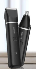 Bikini Trimmer for Women Pubic Hair: 2 in 1 Electric Razors for Women - IPX7 Waterproof Lady Shaver for Travel & Home Use (Black-Silver)