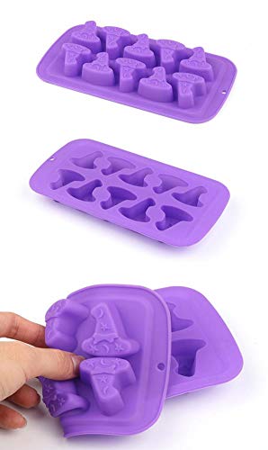 Halloween Witch Hat Silicone Baking Mold - Muffins, Chocolates, Cakes