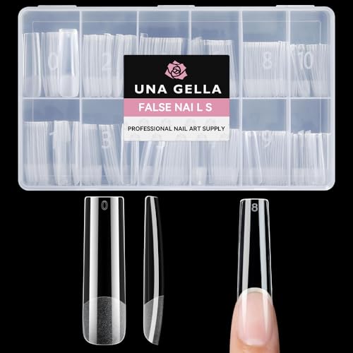 XXL Square Nail Tips Full Cover Pre-File Gel Extensions - A0 Variations