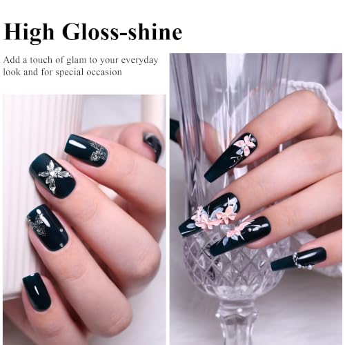 Aegean Blue Gel Nail Polish - 10ml Translucent Blue Green Soak Off Gel - Variation J-Aegean Blue