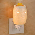 Egg Ceramic Wax Melt Warmer - Night Light Plug-in Scented Wax Burner with Two Bulbs