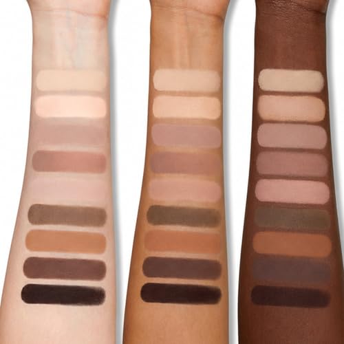 Erinde Matte Eyeshadow Palette 02# Nude Matte - 9 Neutral Colors for Natural Look