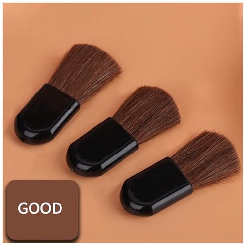 50pcs Mini Blush Brushes Portable Fluffy，Disposable Makeup Brushes，Loose Powder Brush，Makeup Face Brush，Mini Blush Brush Portable Small Powder Brush，Travel Face Cosmetic Tools，for Mixing Liquid, Cream