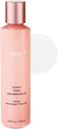 ETUDE Moistfull Collagen Facial Toner 200ml - Hydrating Korean Skin Care with Low-Molecular Peptides for All Skin Types