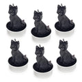 Black Cat Tealight Candles Set of 12 - Home Decor Halloween Party Ornaments