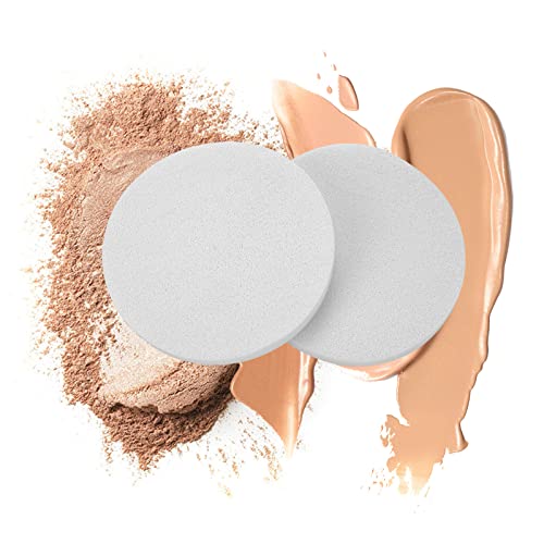 12-Piece Round Makeup Sponge Set 2.2 Inch Foam Blenders for Liquid & Powder Foundation