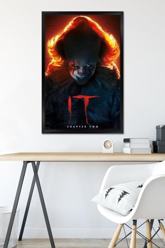 Evil Glow Wall Poster Frame - 22.375 x 34 Inches Black Framed Wall Art
