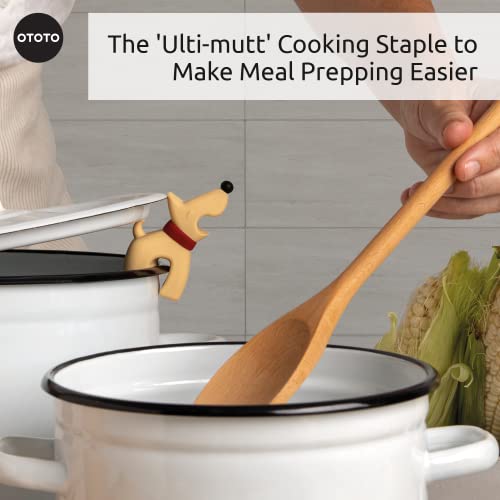Buddy Sandstone Paw Dog Spoon Rest - Cute Kitchen Utensil Holder - Cooking Gadget
