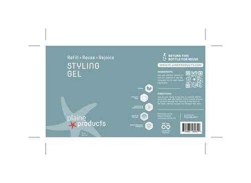Eco Friendly Refillable Styling Gel, 10 oz (Original (with pump))
