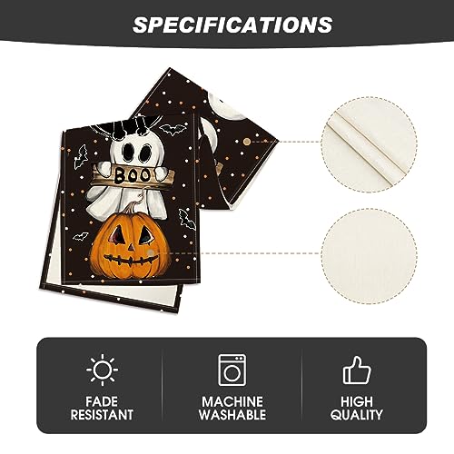 Halloween Table Runner 13x120 Inch Black Polyester Home Party Decor
