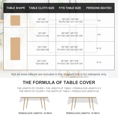 Halloween Tablecloth 60 x 84 Inch Pumpkin Ghost Black Cat Festive Table Cover