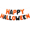 Halloween Balloon Banner Set - 16 Inch Reusable Foil Decorations for Parties