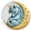 Unicorns Silicone Candy & Cake Mold - Dreamy Moon Unicorn Design, Style H