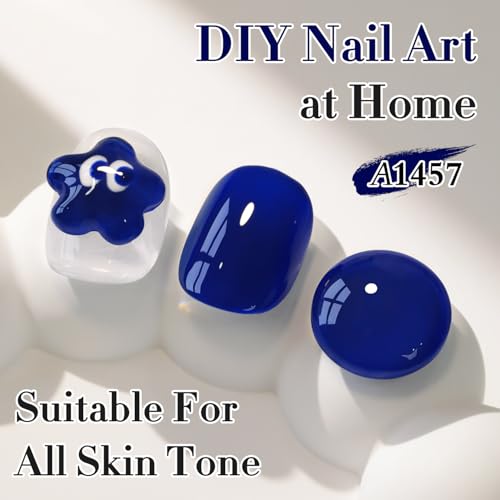 Double Rhythm 15ML Gel Polish Deep Navy Blue - Same Color & Bottle Soak Off Nail Art