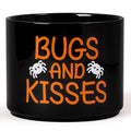 Halloween Candy Dish Cauldron with Bugs and Kisses - Mini Ceramic Snack Bowl, Tiered Tray Decor