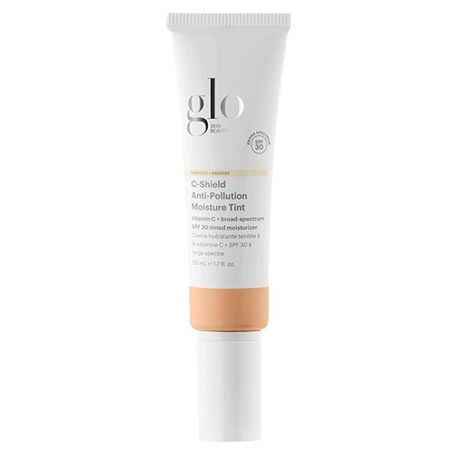 Glo Skin Beauty C-Shield Tinted Moisturizer SPF 30 - Lightweight Anti-Pollution Formula, 2N-Light, Vitamin C & Squalane