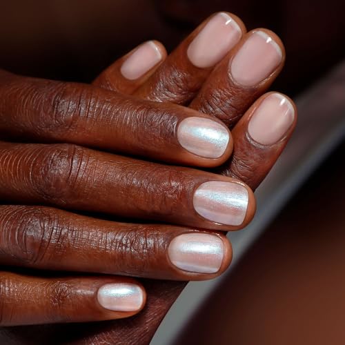 Chrome Glaze Nail Polish - Metallic Finish, 0.4 Fl Oz - Moonstone Variation