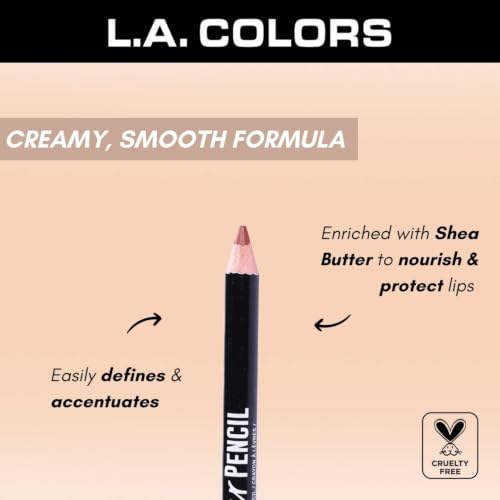Lipliner Pencil Black - Long-Lasting, Hydrating Formula, 0.04 Ounce - Pack of 1