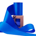 3 Inch Electric Blue Double Face Satin Ribbon for Bows & Gift Wrapping - 10 Yards