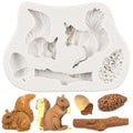 Squirrel Silicone Mold for Cake Decorating & Crafts - Style C