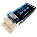Disposable Wooden Waxing Spatulas 100 Pcs - Rounded Applicator Sticks for Body Waxing