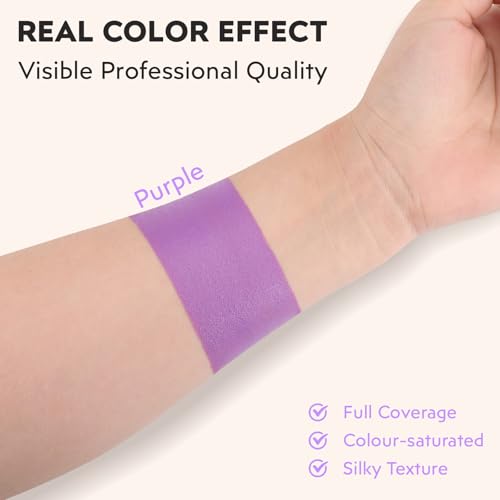 Purple Face Paint Stick - Cream-Based Body & Face Makeup, Long Lasting, 1.06 Oz